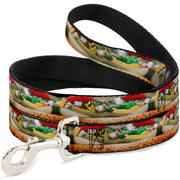 Dog Leash - Chicago Style Hot Dog Vivid
