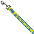 Load image into Gallery viewer, Dog Leash - CALIFORNIA REPUBLIC/Bear/Stars Silhouette Yellow/Blue
