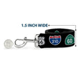 Load image into Gallery viewer, Dog Leash - California Highway Signs Black
