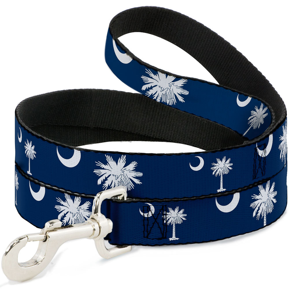 Dog Leash - South Carolina Flags Scattered