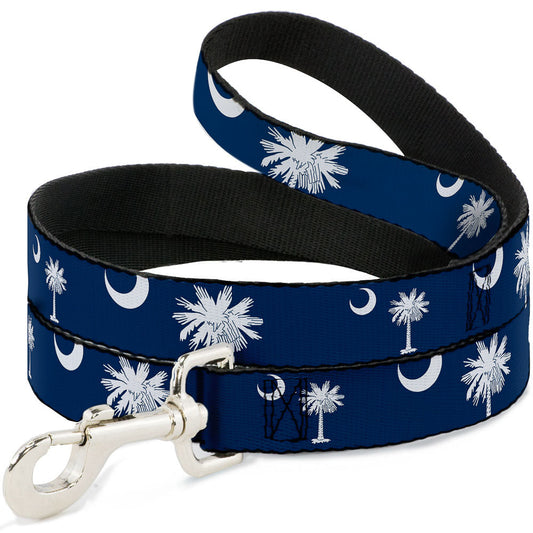 Dog Leash - South Carolina Flags Scattered