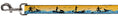 Load image into Gallery viewer, Dog Leash - SUP w/Dog Yellows/Blues/Black
