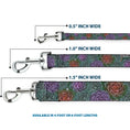Load image into Gallery viewer, Dog Leash - Succulents Stacked Green/Pink/Orange
