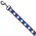 Load image into Gallery viewer, Dog Leash - Stars/Stripes Red/Blue/White
