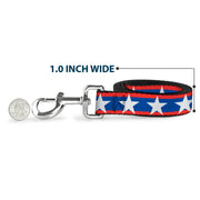 Dog Leash - Stars/Stripes Red/Blue/White