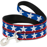 Dog Leash - Stars/Stripes Red/Blue/White