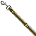 Load image into Gallery viewer, Dog Leash - Stripe Blocks Brown/Multi Pastel
