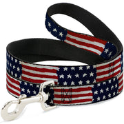 Dog Leash - Stars & Stripes Painting