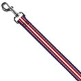 Load image into Gallery viewer, Dog Leash - Striped Blue/Red/White
