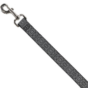Dog Leash - Snake Skin 3 Charcoal/Black