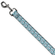 Dog Leash - Shark 3-Rows Light Blue