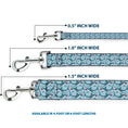 Load image into Gallery viewer, Dog Leash - Shark 3-Rows Light Blue
