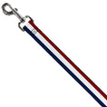Load image into Gallery viewer, Dog Leash - Stripes Red/White/Blue
