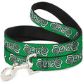 Load image into Gallery viewer, Dog Leash - Celtic Knot2 Greens/Black/White
