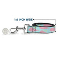 Load image into Gallery viewer, Dog Leash - Cloudy/Starry Sky Aqua/Pink/Yellow

