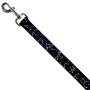 Dog Leash - Constellations-14 Galaxy/White