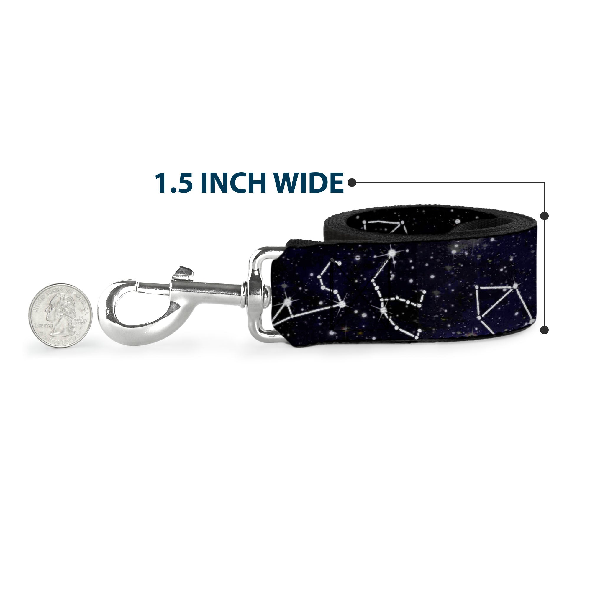 Dog Leash - Constellations-14 Galaxy/White