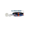 Load image into Gallery viewer, Dog Leash - Colorado BOULDER Flag Blue/White/Red/Yellow
