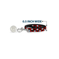 Load image into Gallery viewer, Dog Leash - Christmas Snowman Flip Red/White
