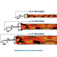Load image into Gallery viewer, Dog Leash - Camo Oranges/Black
