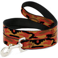 Load image into Gallery viewer, Dog Leash - Camo Oranges/Black
