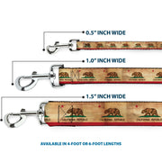 Dog Leash - California Flag Continuous Vintage
