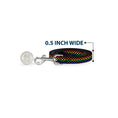 Load image into Gallery viewer, Dog Leash - Checker Black/Rainbow Multi Color

