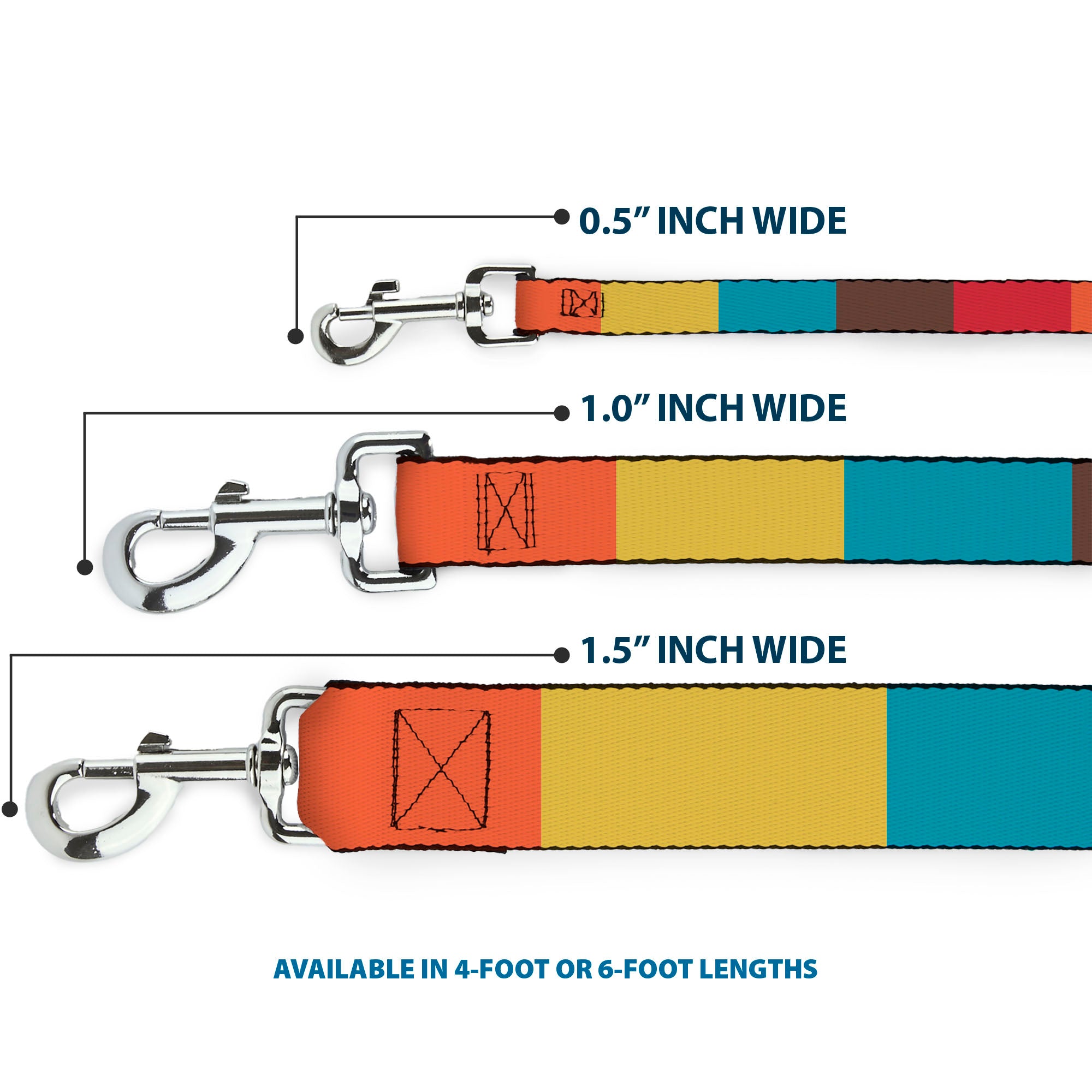 Dog Leash - Summer Essentials Color Block 9
