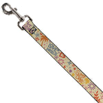 Dog Leash - Summer Harmony Collage Beige/Multi Color
