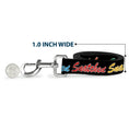 Load image into Gallery viewer, Dog Leash - SNATCHED Script Black/Multi Color
