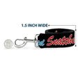 Load image into Gallery viewer, Dog Leash - SNATCHED Script Black/Multi Color
