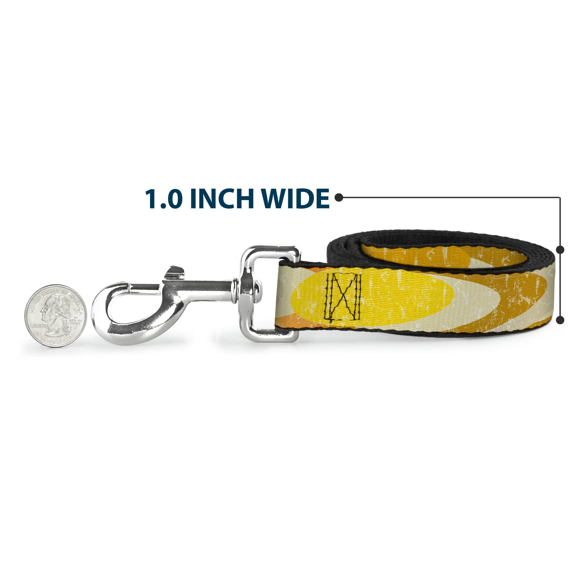 Dog Leash - Spots Stacked Weathered Yellows/Browns