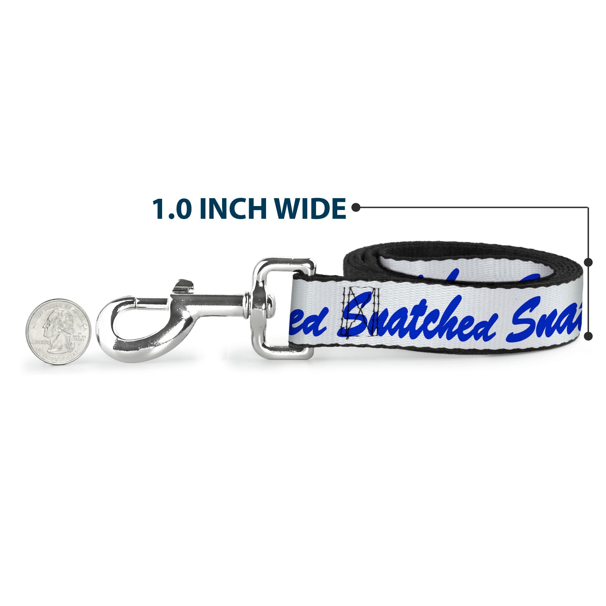 Dog Leash - SNATCHED Script  White/Blue