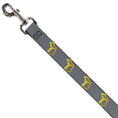 Load image into Gallery viewer, Dog Leash - Michigan Outline 4-Color Wave Repeat Gray/Multi Color
