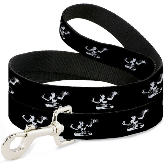 Dog Leash - Spirit of Detroit Logo Repeat Black/White