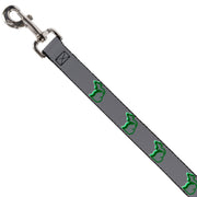 Dog Leash - Michigan Outline 4-Color Wave Repeat Gray/Forest Greens