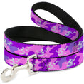 Load image into Gallery viewer, Dog Leash - Spirit of Detroit Logo Camo Pinks/Purples/White
