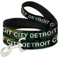Load image into Gallery viewer, Dog Leash - DETROIT CITY Text Camo Olive/White
