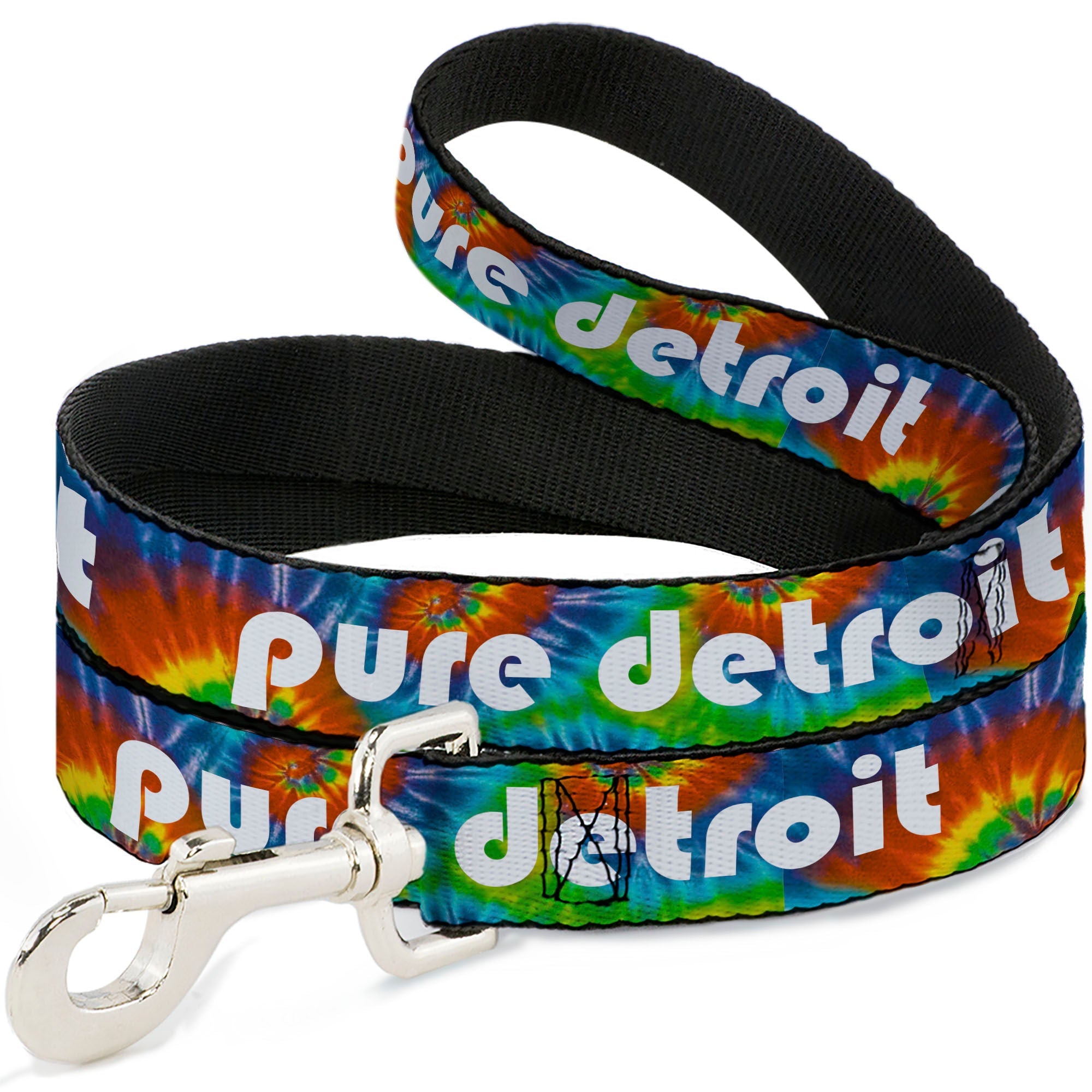 Dog Leash - PURE DETROIT BD Tie Dye13/White