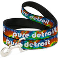 Load image into Gallery viewer, Dog Leash - PURE DETROIT Text BD Tie Dye13/White
