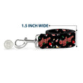 Load image into Gallery viewer, Dog Leash - A CHRISTMAS STORY Title Logo and Lights Black/Reds
