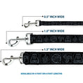 Load image into Gallery viewer, Dog Leash - Avatar the Last Airbender Bending Elements Icons Black/Gray
