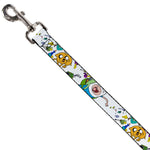 Dog Leash - Adventure Time Jake and Finn Open Pack Pose White