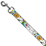 Dog Leash - Adventure Time Jake and Finn Open Pack Pose White