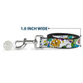 Load image into Gallery viewer, Dog Leash - Adventure Time Jake and Finn Open Pack Pose White
