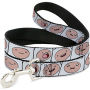 Dog Leash - Adventure Time Finn Expression Blocks White