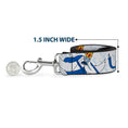 Load image into Gallery viewer, Dog Leash - Adventure Time Ice King Poses and Bolts White/Blue
