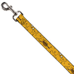 Dog Leash - Adventure Time Jake Dancing and Violin Poses Yellow