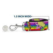 Dog Leash - Adventure Time Lady Raincorn Poses Stripe Rainbow