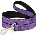 Load image into Gallery viewer, Dog Leash - Adventure Time Lumpy Space Princess Expressions Stacked Lavender
